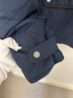 Load image into Gallery viewer, Menswear - Tommy Hilfiger Navy Quilted Jacket - M

