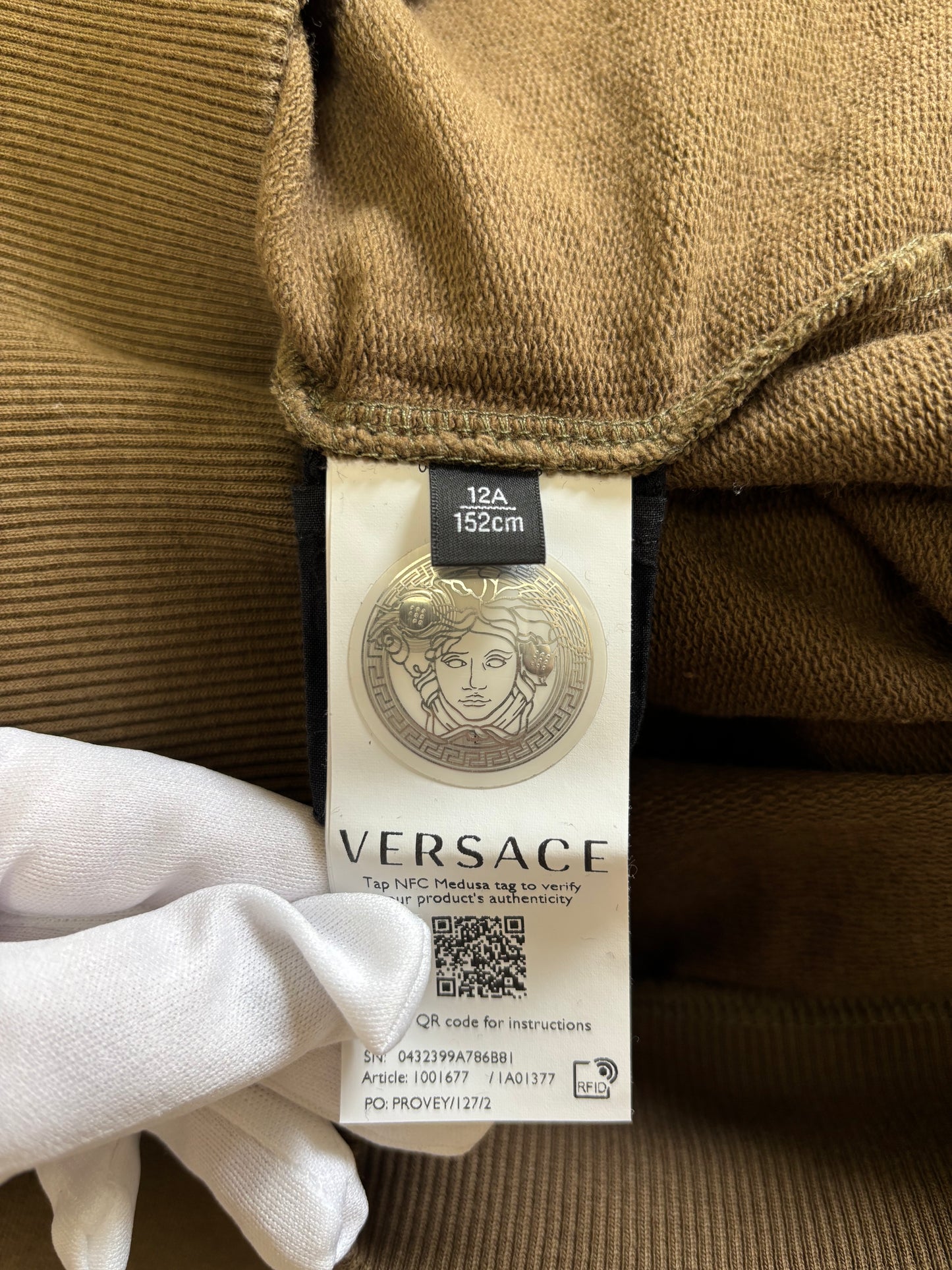 Versace Medusa hoodie - 12A/ XS