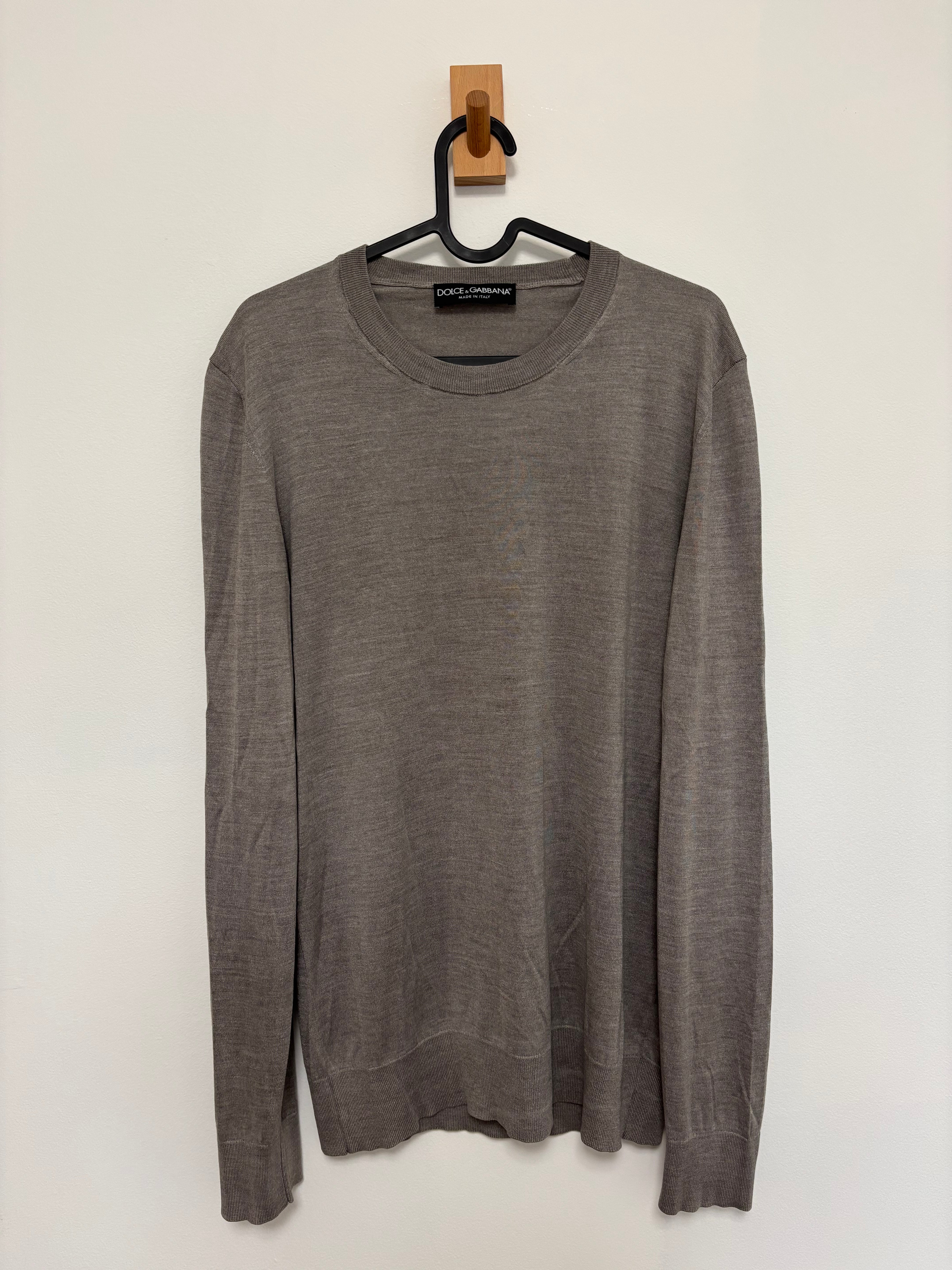 MENSWEAR - Dolce & Gabbana silk jumper - M