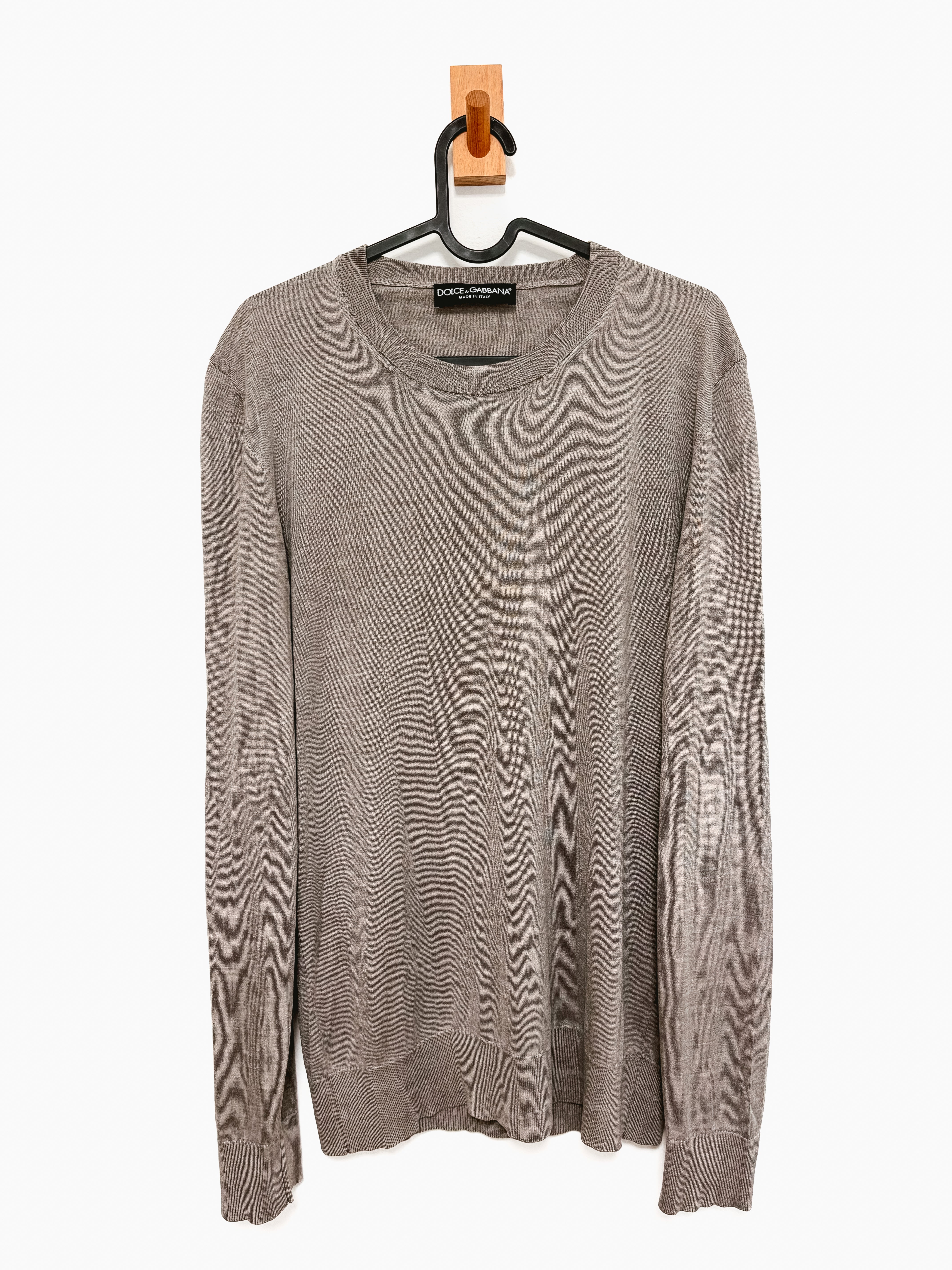 MENSWEAR - Dolce & Gabbana silk jumper - M