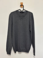 Load image into Gallery viewer, MENSWEAR - BOSS merino wool grey jumper - L
