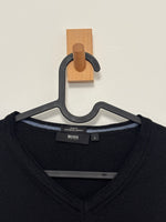 Load image into Gallery viewer, MENSWEAR - BOSS merino wool black jumper - L
