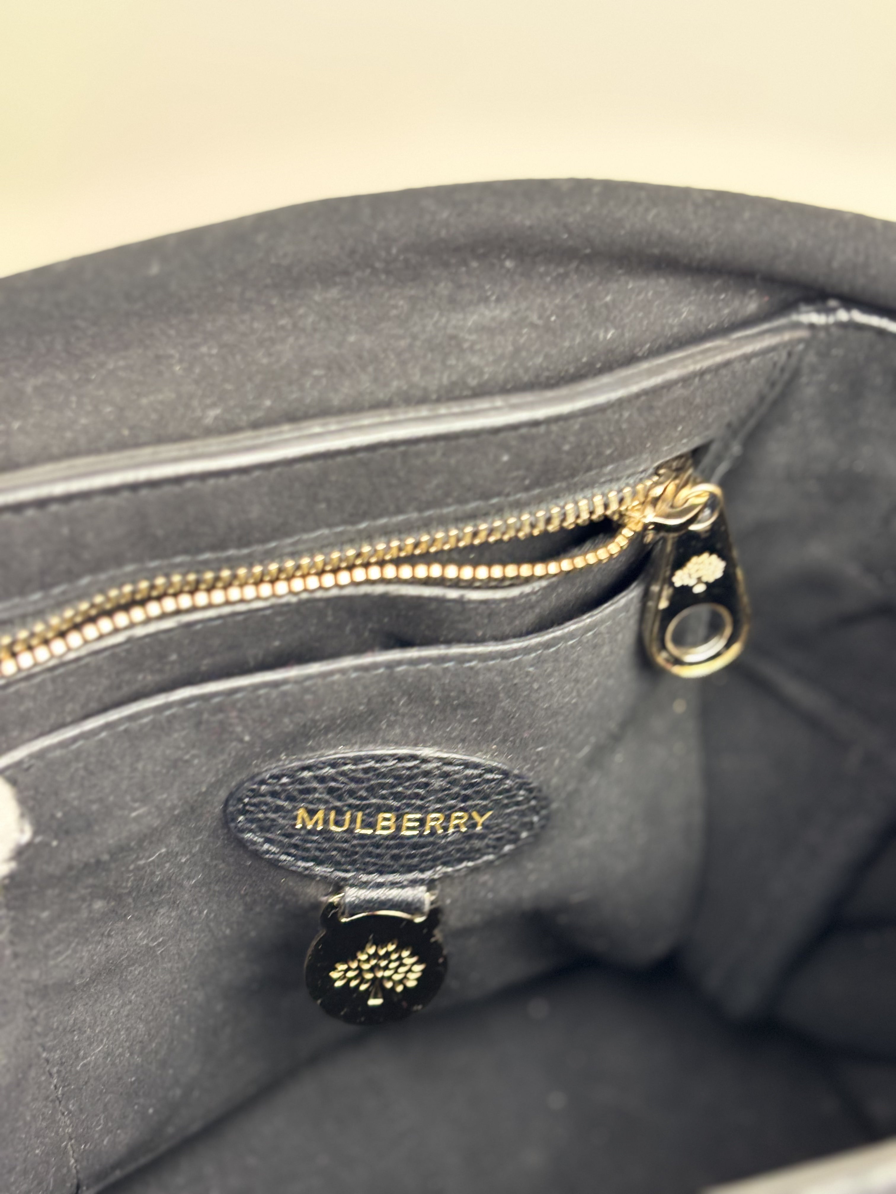 Mulberry Bayswater black handbag