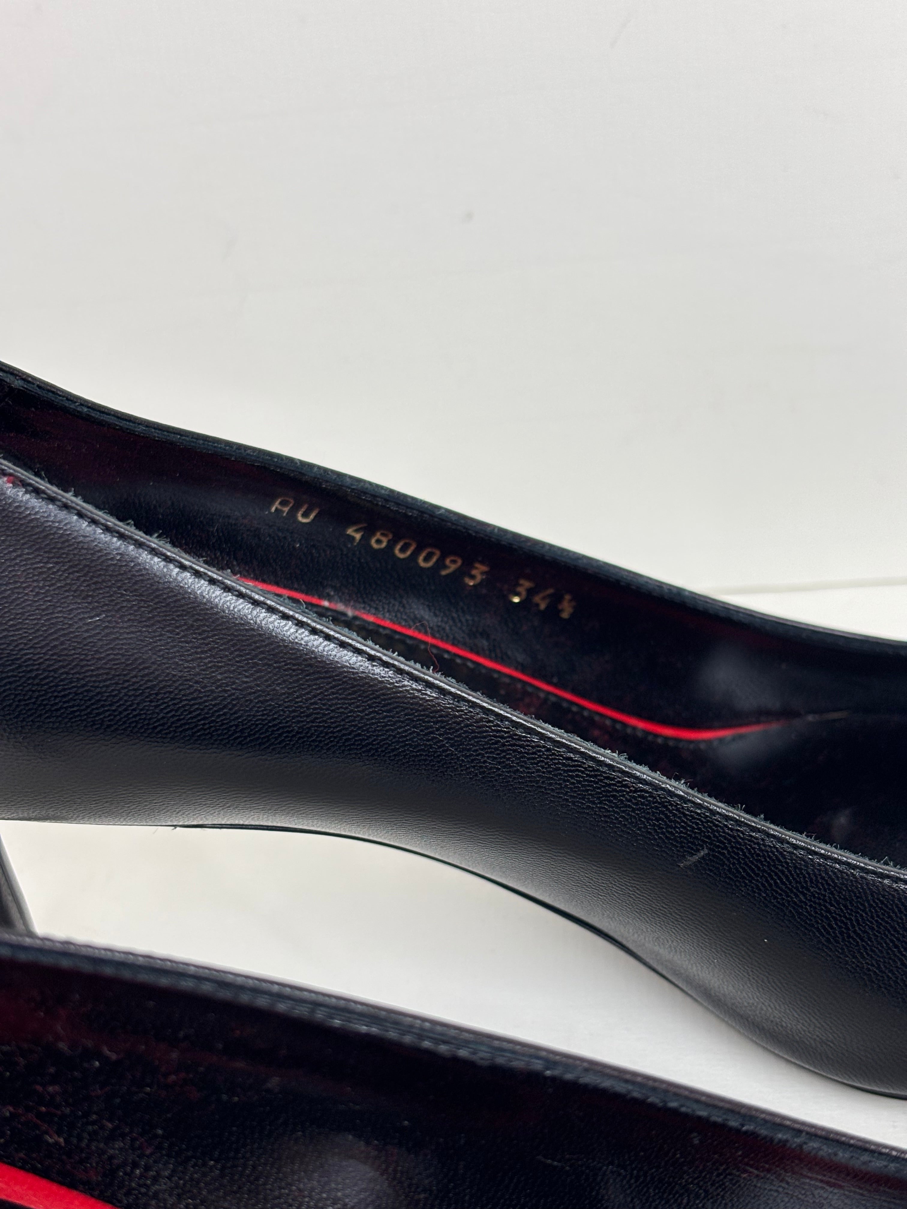 Saint Laurent black scarpin - 34.5 EU