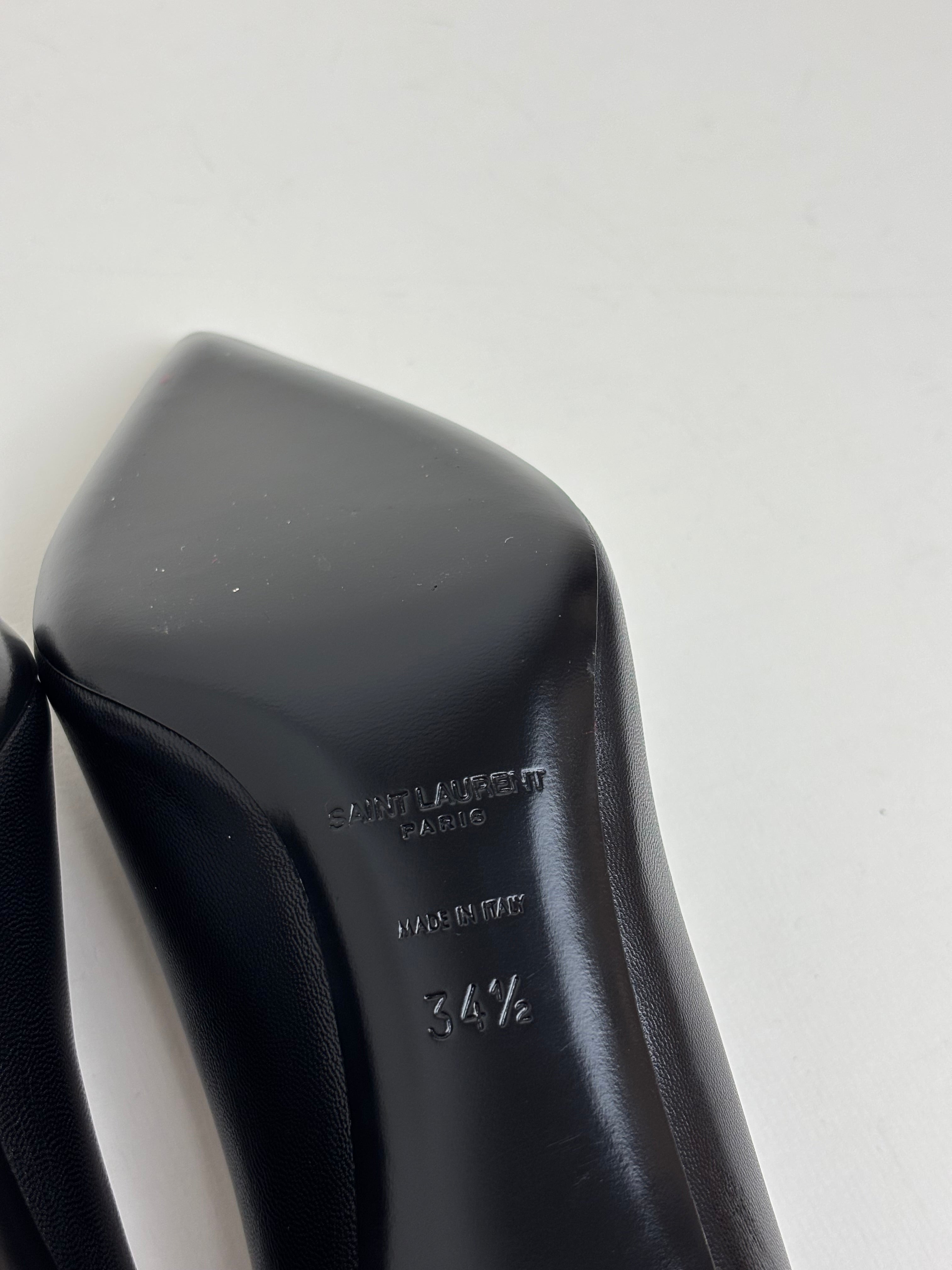 Saint Laurent black scarpin - 34.5 EU