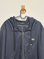 Load image into Gallery viewer, Menswear - Dolce &amp; Gabbana Blue Hooded Bomber - L
