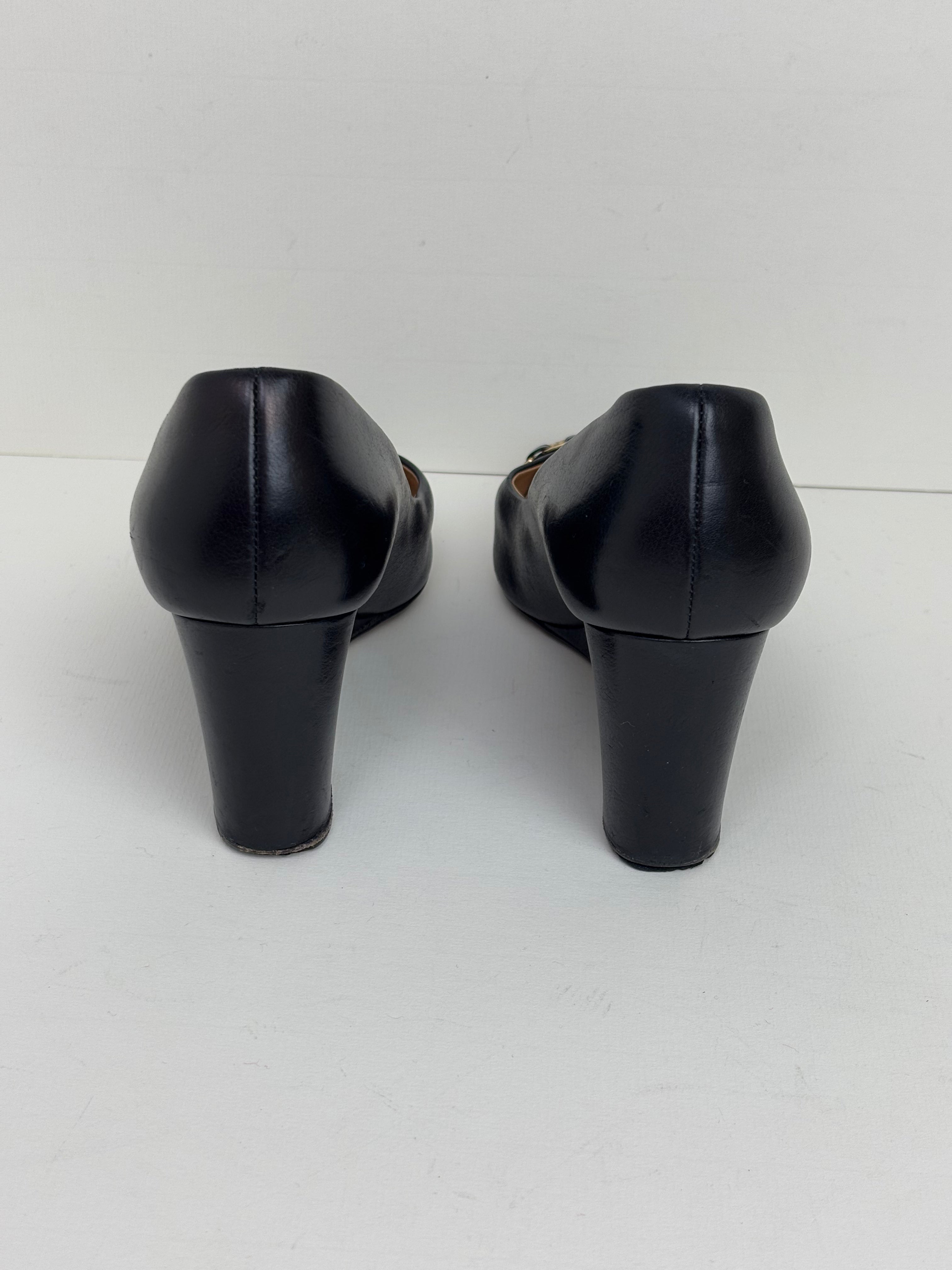 Salvatore Ferragamo black heels - 34 EU