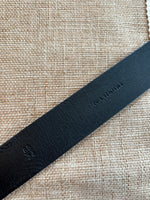 Load image into Gallery viewer, Chanel navy leather belt - 85cm
