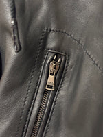 Load image into Gallery viewer, Menswear - Dolce &amp; Gabbana Black Leather Hooded Bomber - M
