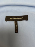 Load image into Gallery viewer, BCBGMAXAZRIA wrap blue top - M
