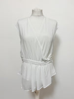 Load image into Gallery viewer, BCBGMAXAZRIA white blouse - M
