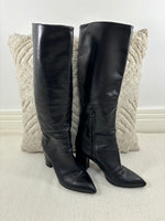 Load image into Gallery viewer, high-knee-black-boots
