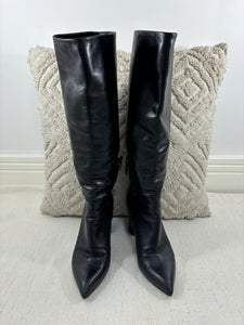 Casadei black boots - 4 UK