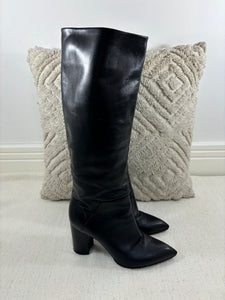 Casadei black boots - 4 UK