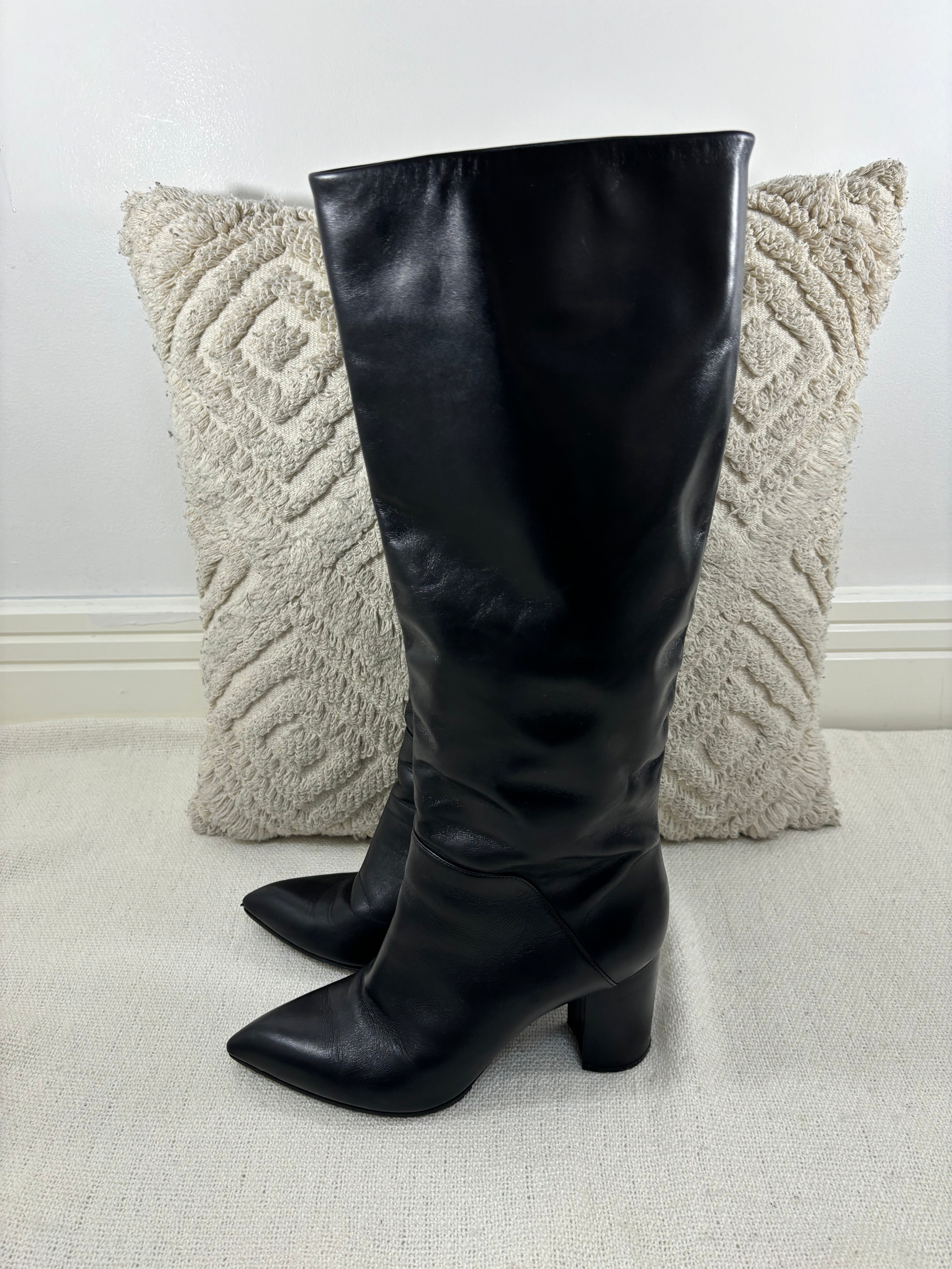 Casadei black boots - 4 UK