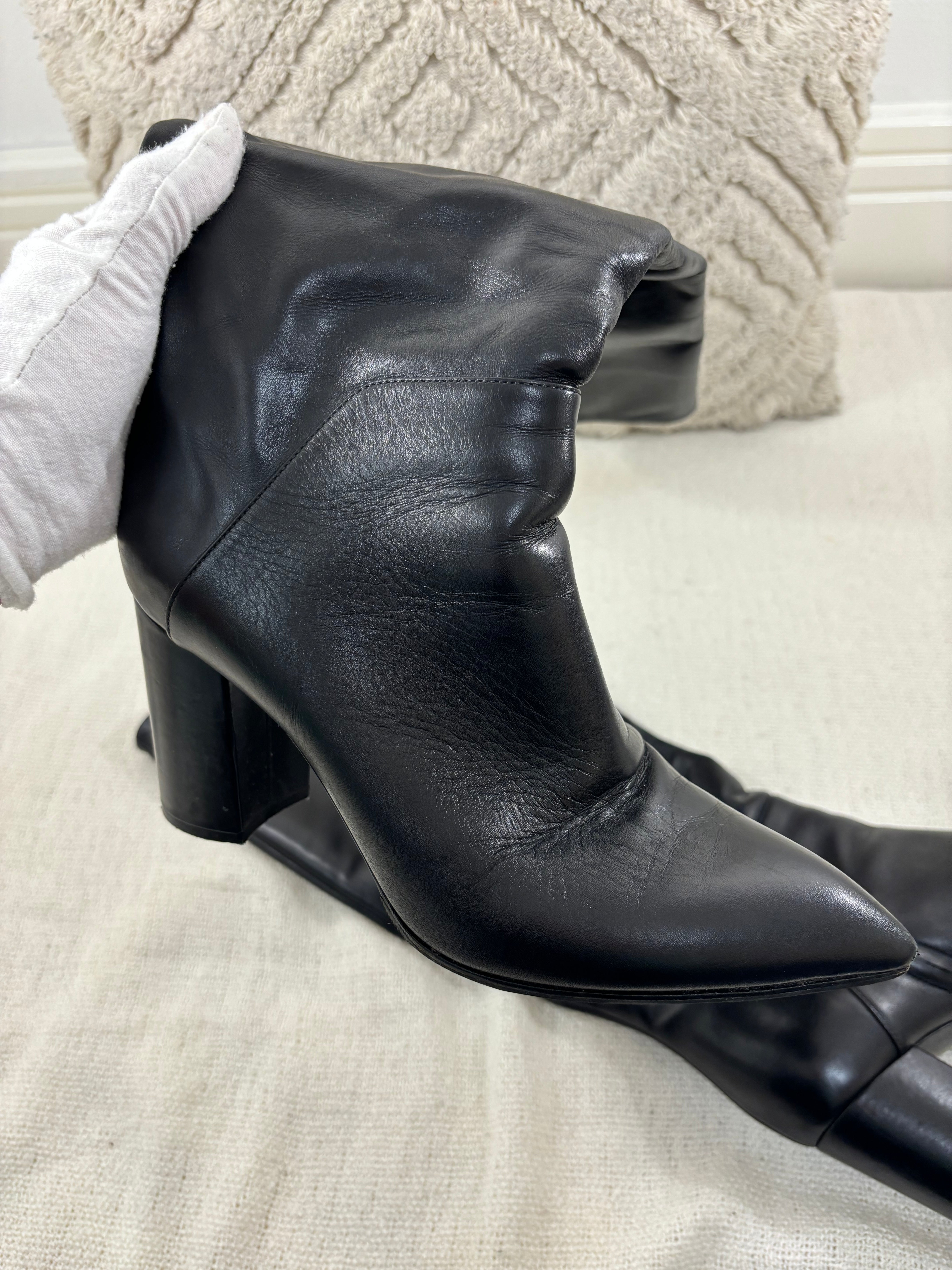 Casadei black boots - 4 UK