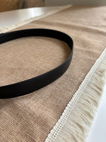 Load image into Gallery viewer, Chanel black leather belt
