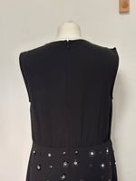 Load image into Gallery viewer, Red Valentino black midi dress - 16 UK
