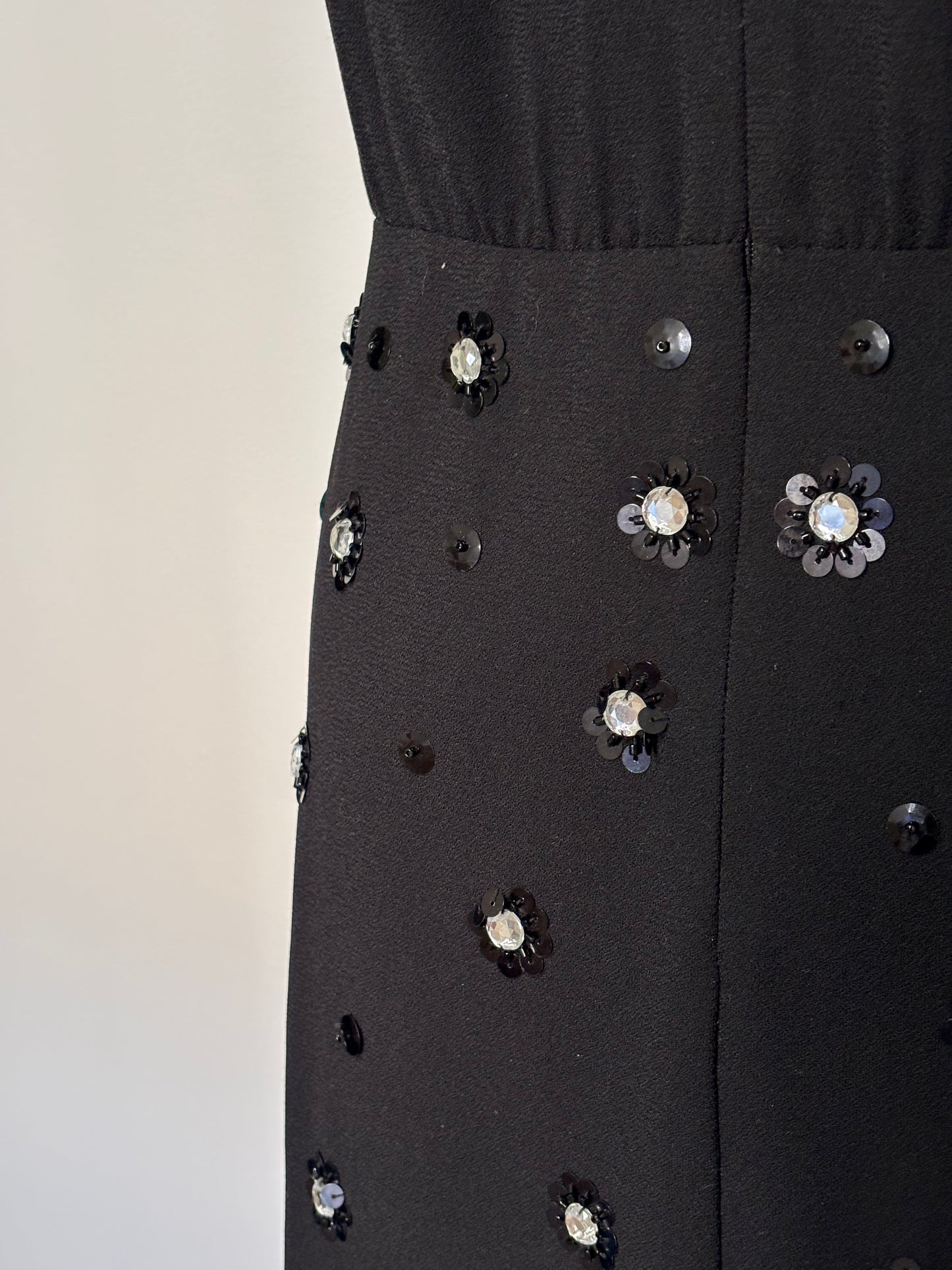 Red Valentino black midi dress - 16 UK