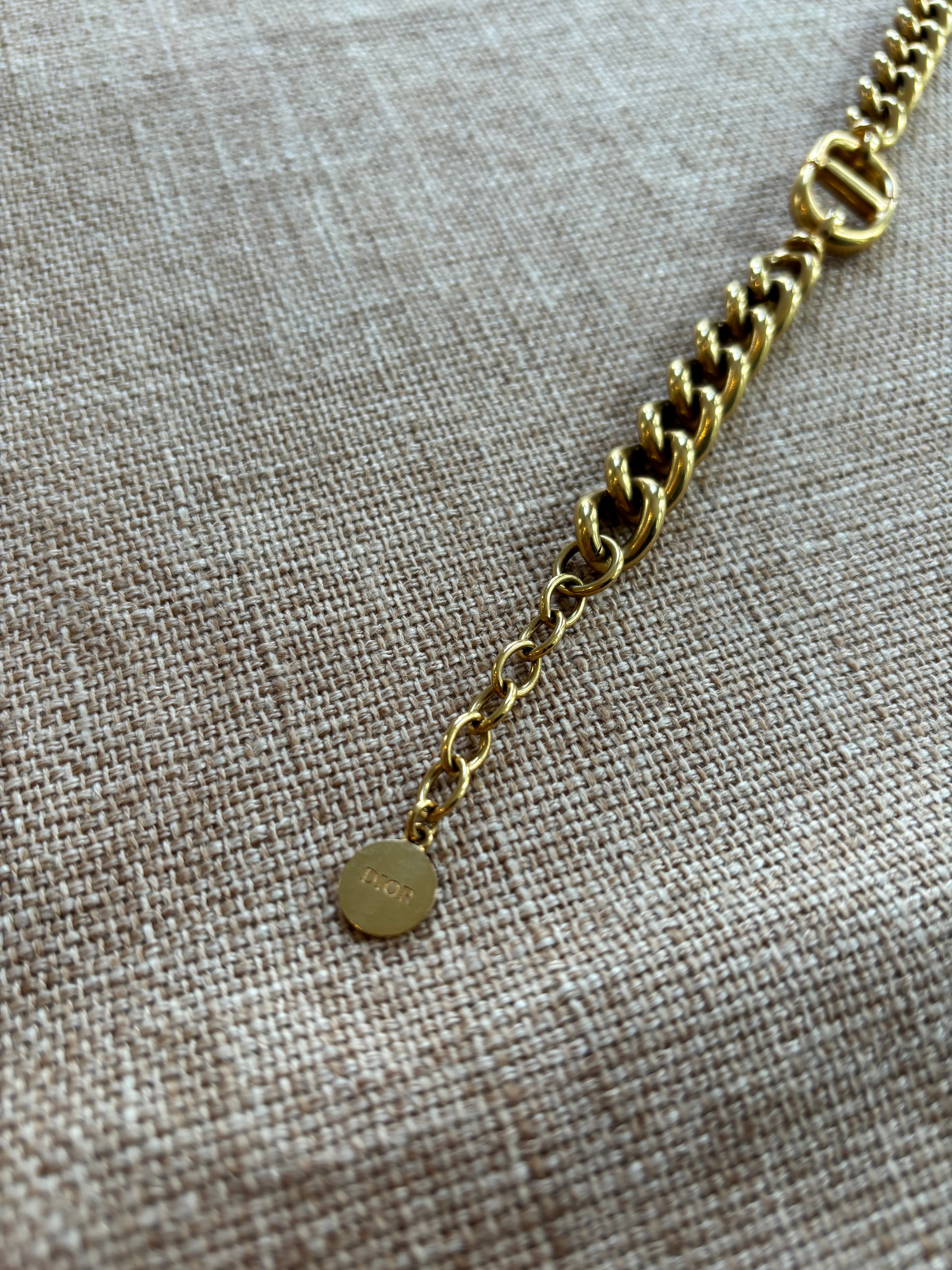 Dior golden chain bracelet