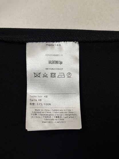 Red Valentino black midi dress - 16 UK
