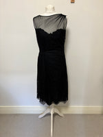 Load image into Gallery viewer, Valentino silk black dress - 10 UK
