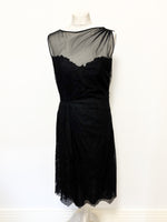 Load image into Gallery viewer, Valentino silk black dress - 10 UK
