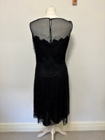 Load image into Gallery viewer, Valentino silk black dress - 10 UK
