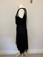 Load image into Gallery viewer, Valentino silk black dress - 10 UK
