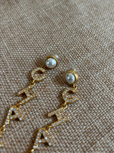 Chanel golden earrings