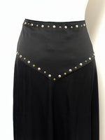 Load image into Gallery viewer, Moschino black midi skirt - 10 UK
