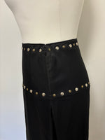 Load image into Gallery viewer, Moschino black midi skirt - 10 UK
