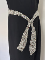 Load image into Gallery viewer, St. John Couture black maxi dress - 10 UK
