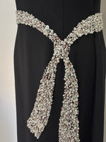 Load image into Gallery viewer, St. John Couture black maxi dress - 10 UK
