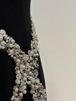 Load image into Gallery viewer, St. John Couture black maxi dress - 10 UK
