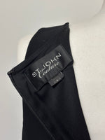 Load image into Gallery viewer, St. John Couture black maxi dress - 10 UK
