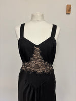 Load image into Gallery viewer, Paco Rabanne black maxi dress - 14 UK
