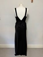 Load image into Gallery viewer, Paco Rabanne black maxi dress - 14 UK
