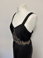 Load image into Gallery viewer, Paco Rabanne black maxi dress - 14 UK
