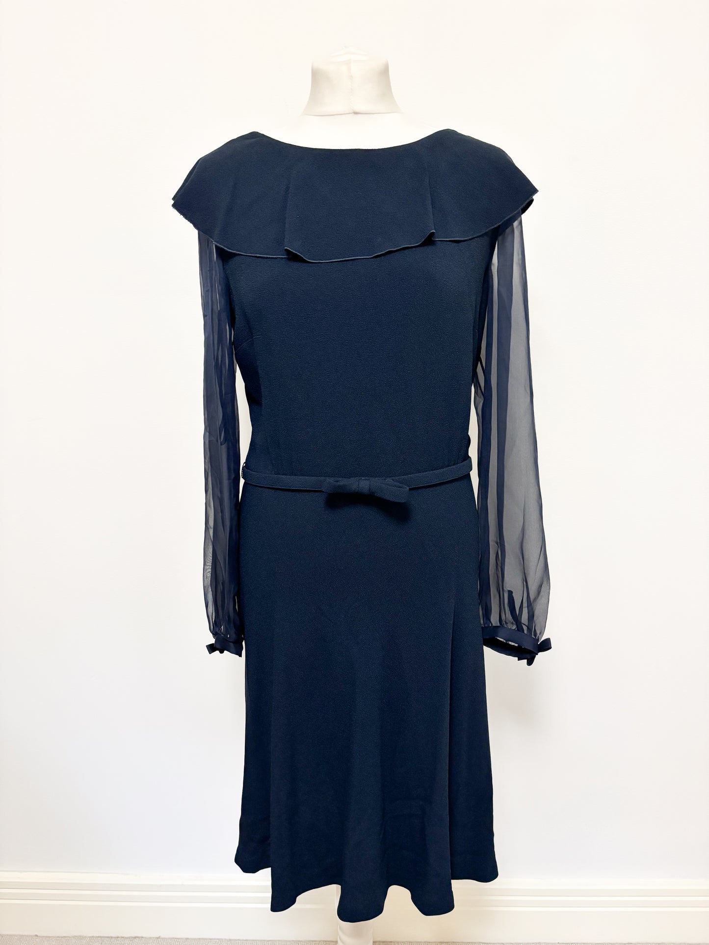 Valentino navy dress - M