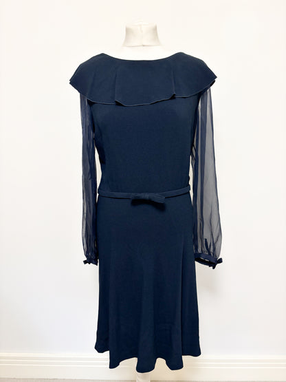 Valentino navy dress - M