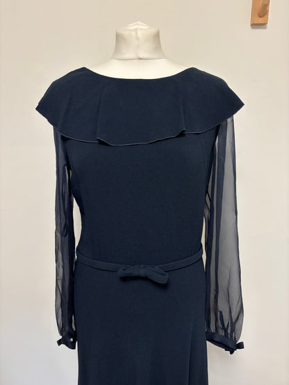Valentino navy dress - M