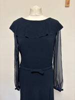 Load image into Gallery viewer, Valentino navy dress - M
