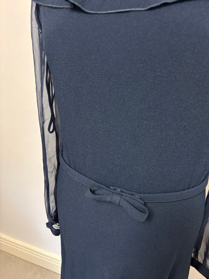 Valentino navy dress - M