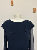 Load image into Gallery viewer, Valentino navy dress - M
