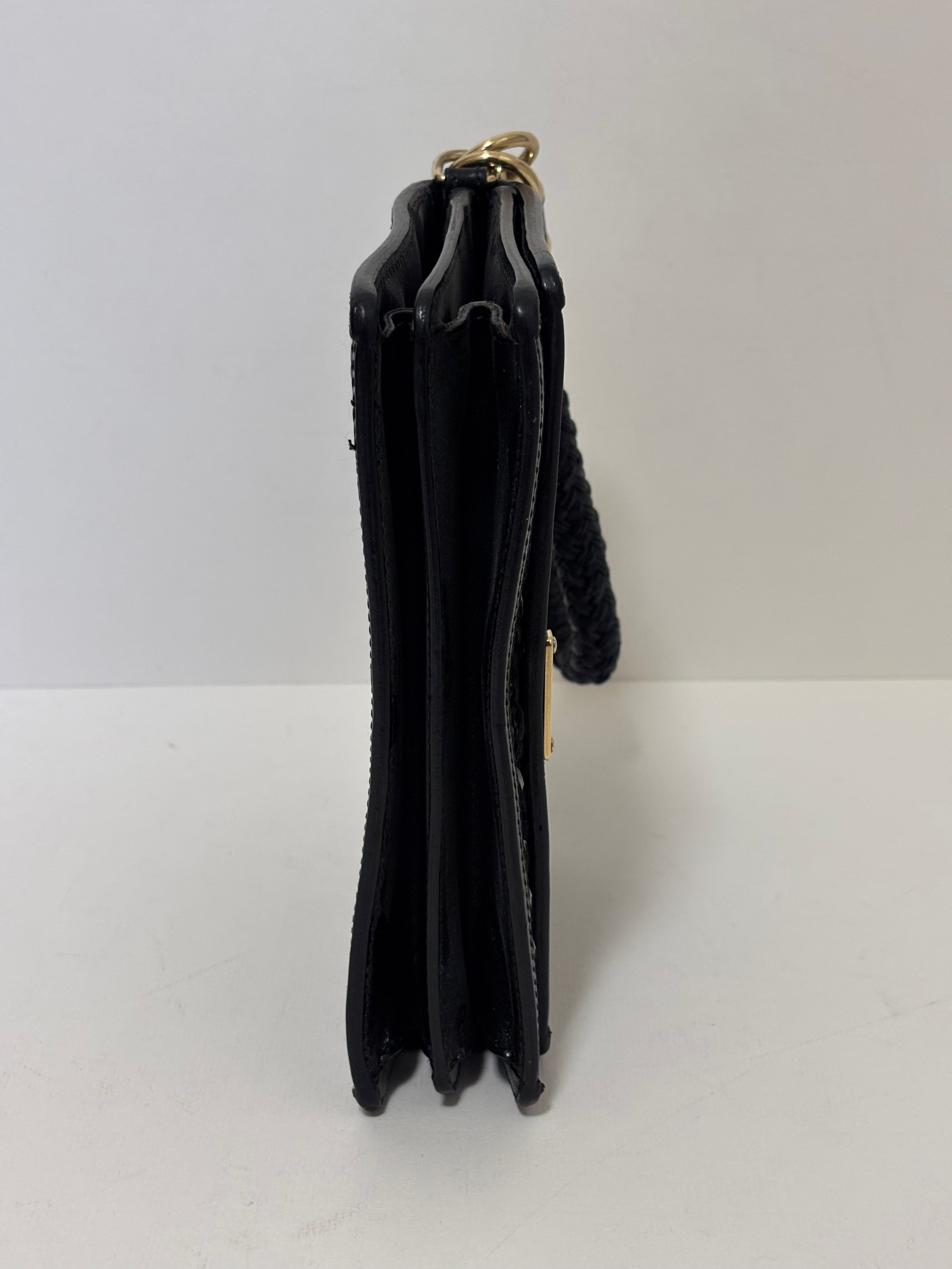 Burberry black clutch