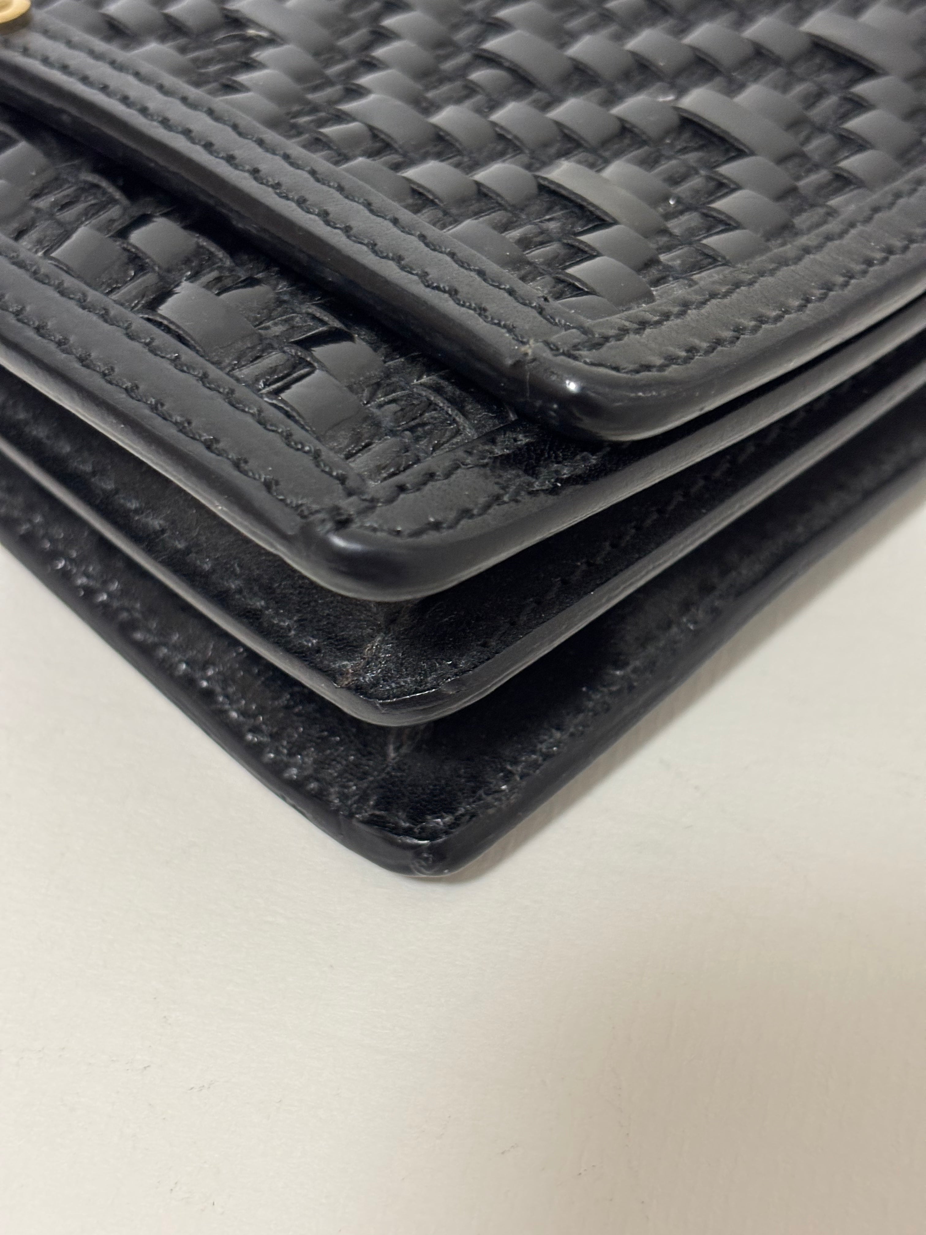 Burberry black clutch