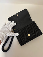 Load image into Gallery viewer, Burberry black clutch
