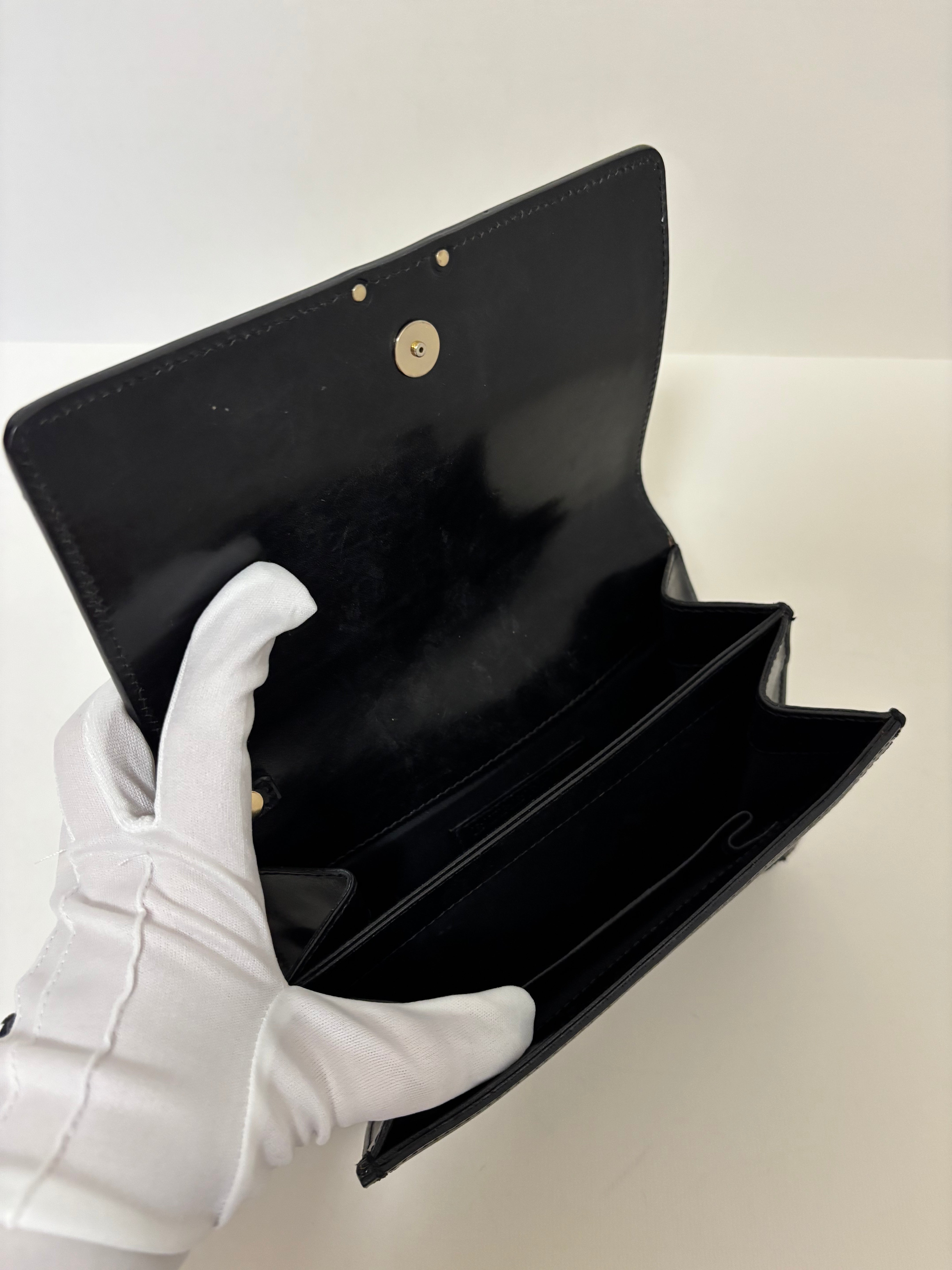 Burberry black clutch