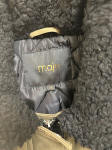 maje-khaki-parka